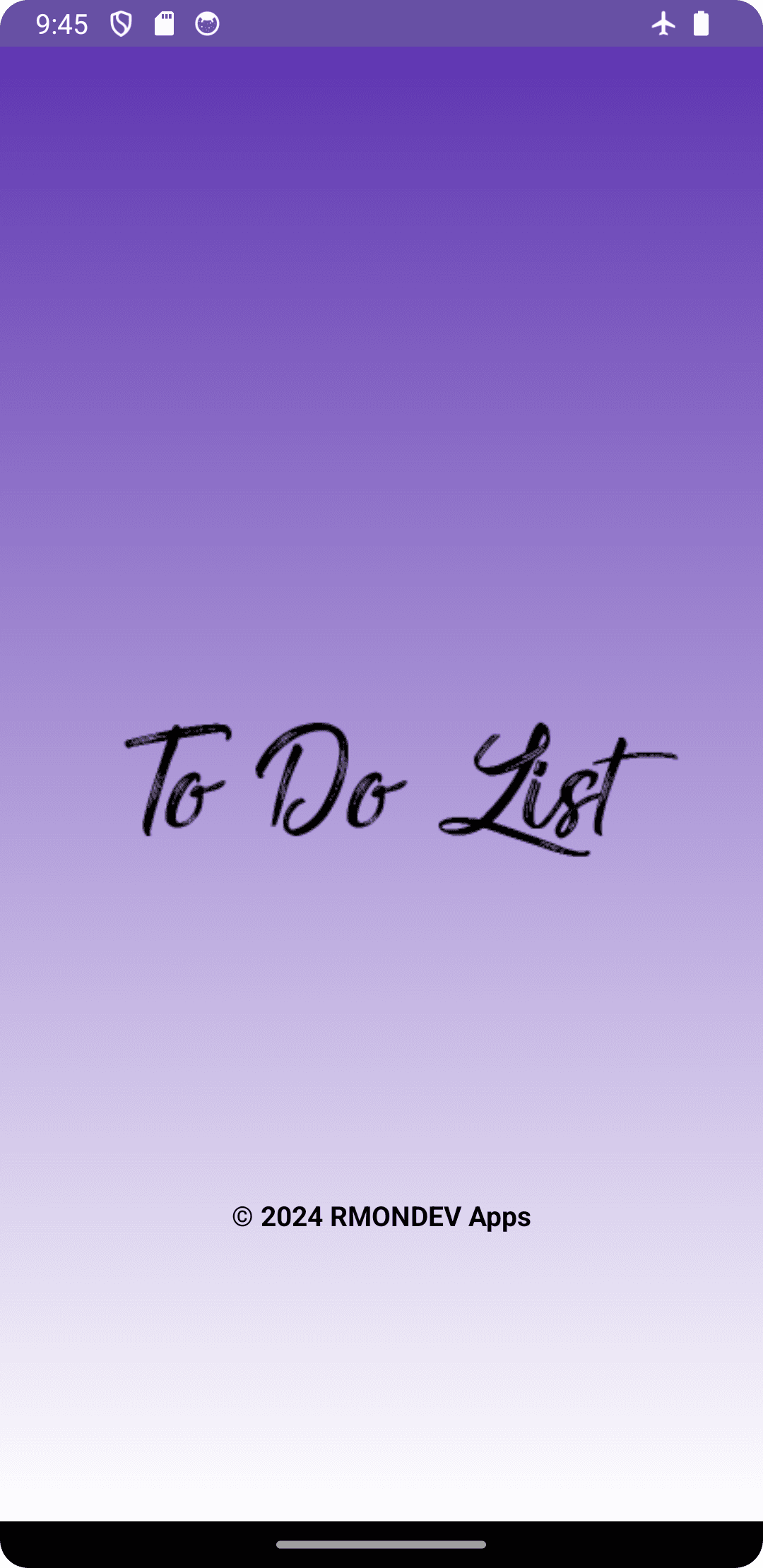 Android To-Do List App screenshot 1