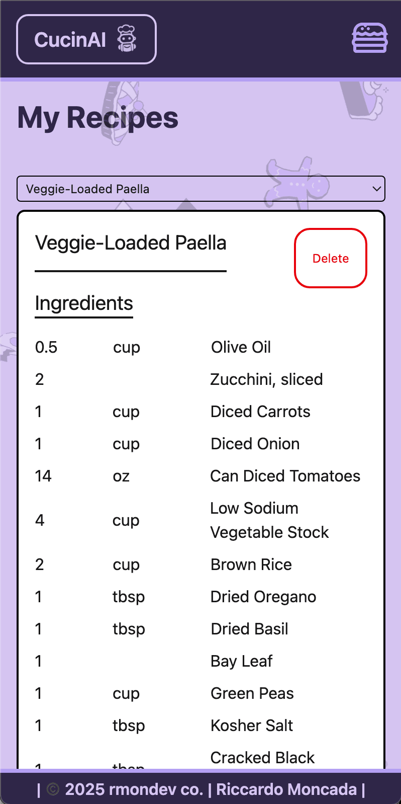 CucinAI - Your AI-powered kitchen companion for smarter, tastier recipes screenshot 6