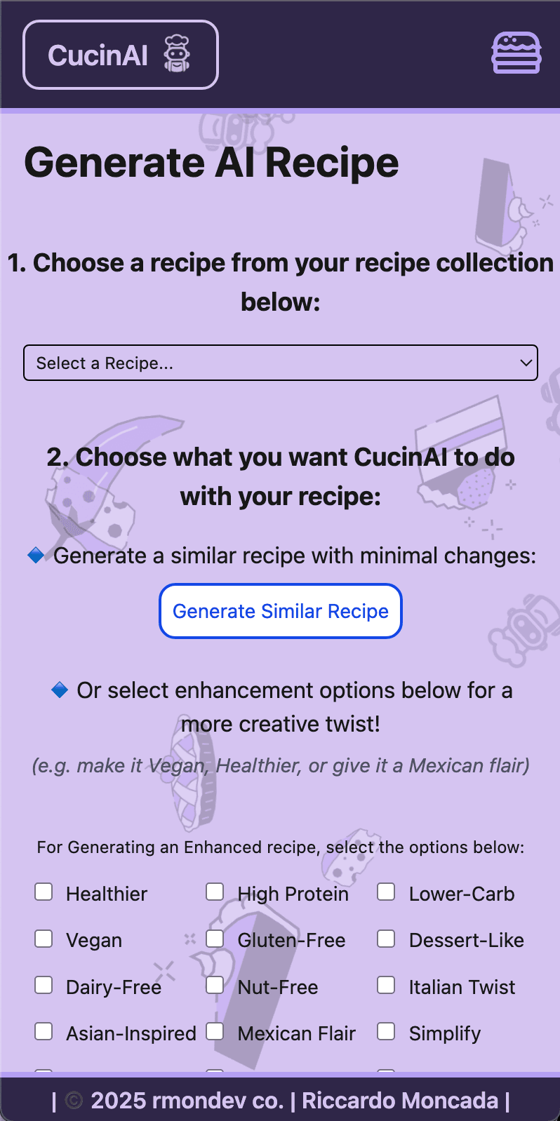 CucinAI - Your AI-powered kitchen companion for smarter, tastier recipes screenshot 7