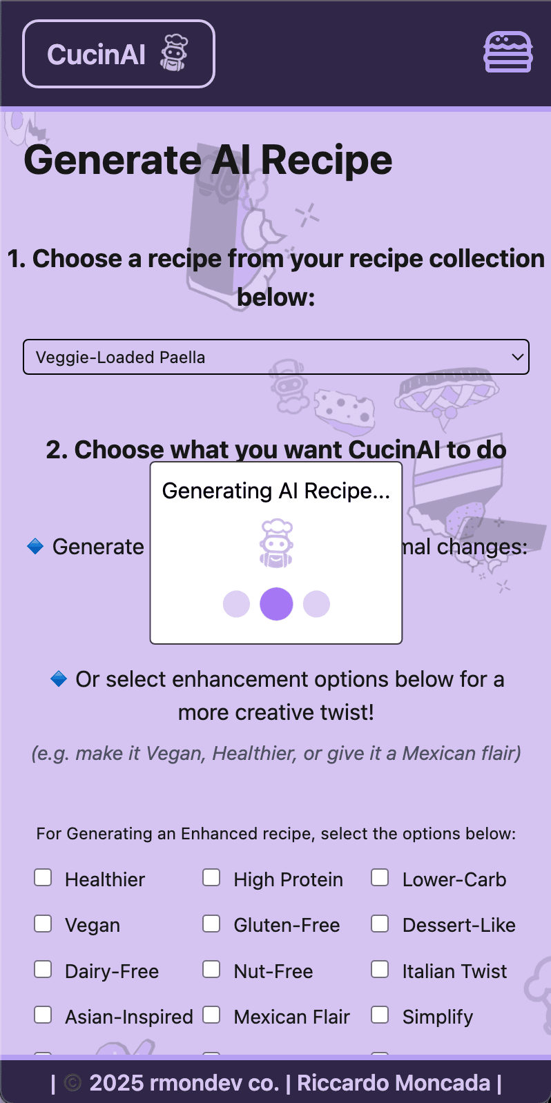 CucinAI - Your AI-powered kitchen companion for smarter, tastier recipes screenshot 8