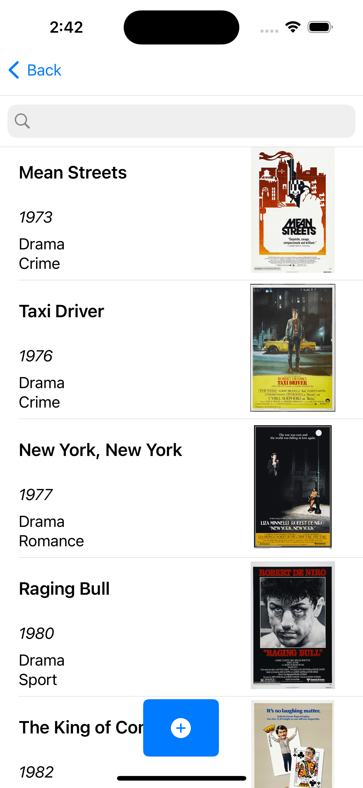 iOS Movie Database App screenshot 2