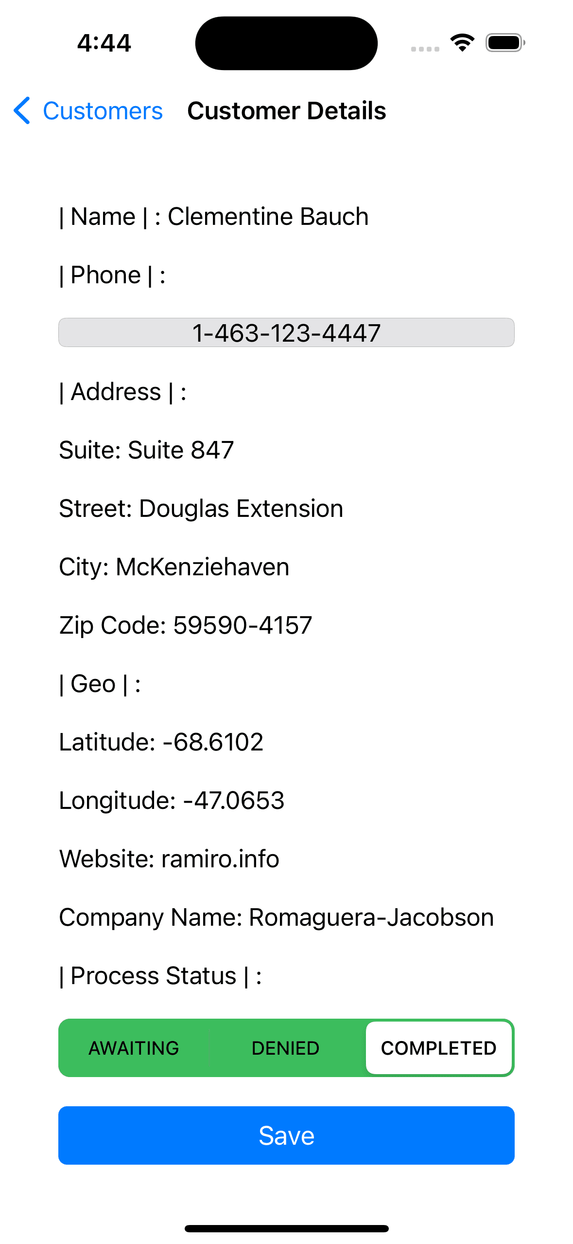 iOS Tax Filing Management App screenshot 3