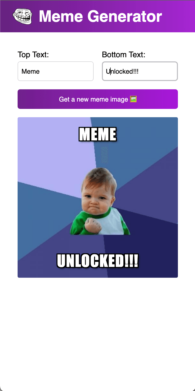 Meme Generator screenshot 2