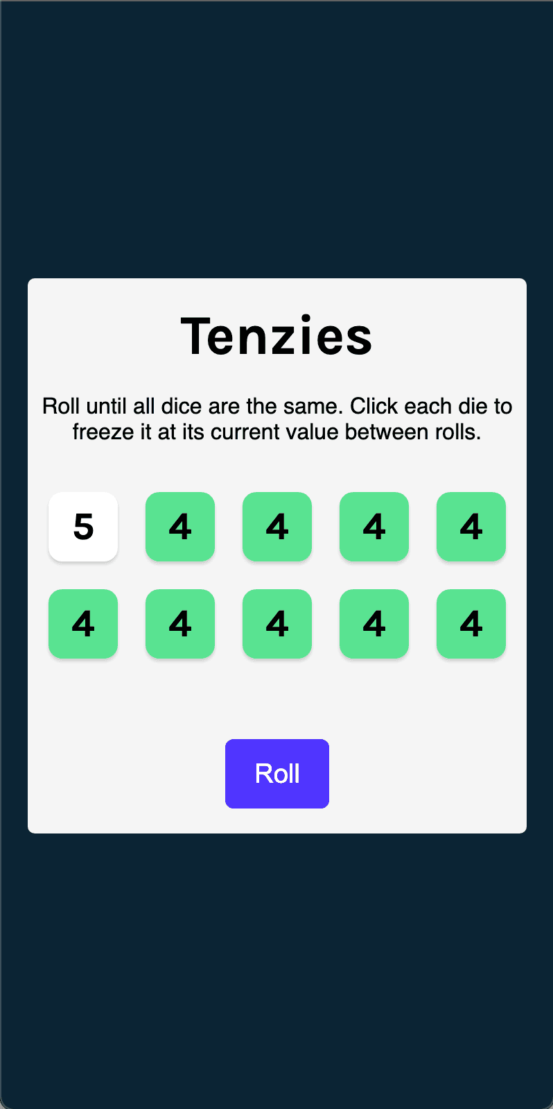 Tenzies Game screenshot 3