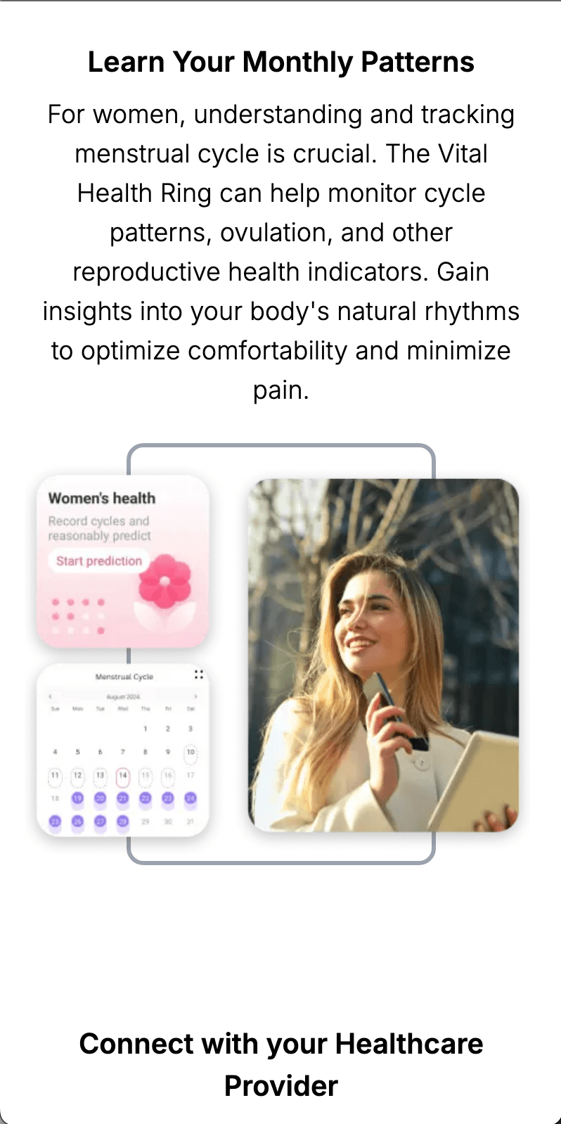 Health Tracker Ring Product Showcase Website screenshot 5