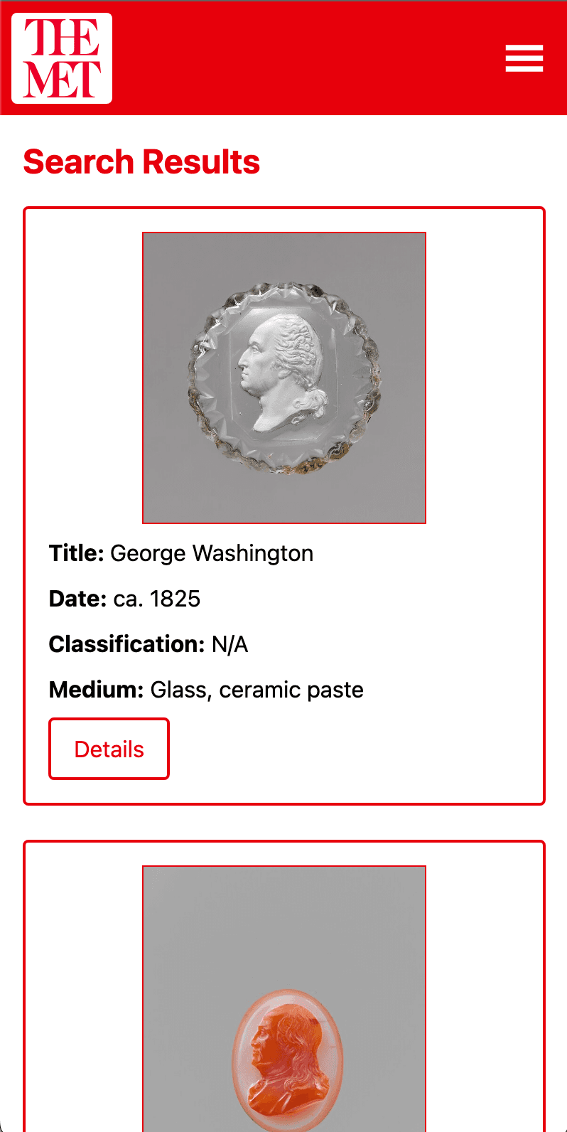 Met Gallery Web App screenshot 5