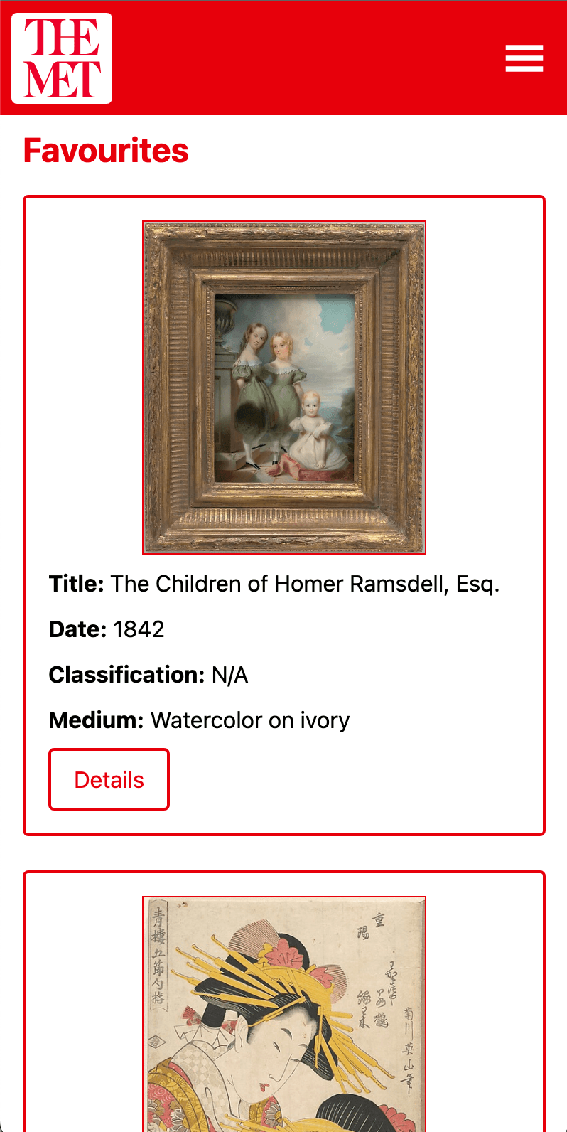 Met Gallery Web App screenshot 9